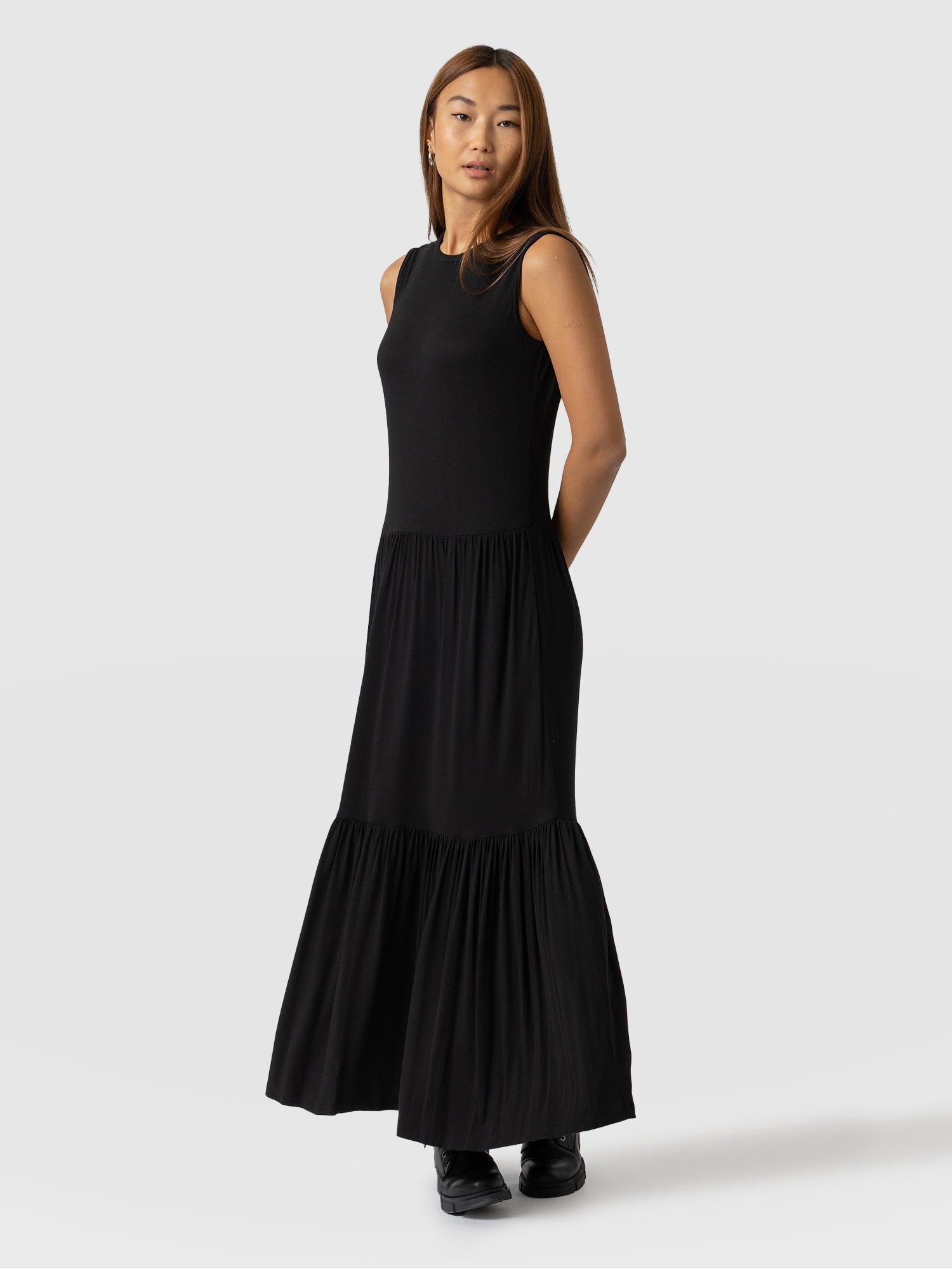 Greenwich Dress - Jersey Black